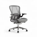 Ergonomische bureaustoel met mesh rugleuning grijs 50 x 50 x 100cm
